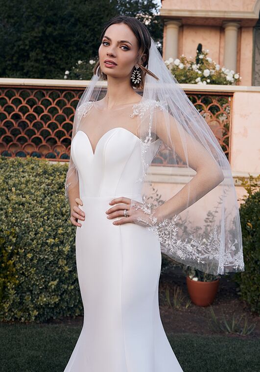 Casablanca Bridal Style 2524 Posey Fit-and-Flare Wedding Dress - 4