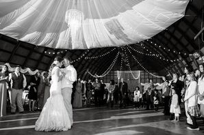 Barn Reception First Dance