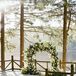 Ceremony Arch for Wedding at Cedar Lakes Estate in Port Jervis, New York