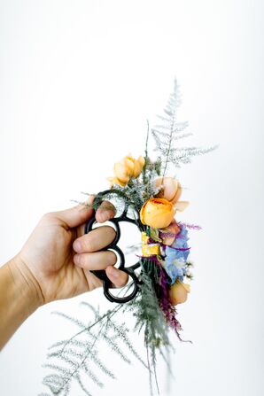 Brass Knuckle Bridesmaid Wedding Bouquets