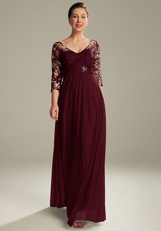 AW Bridal AW Messi Dress Red Mother Of The Bride Dress - 1
