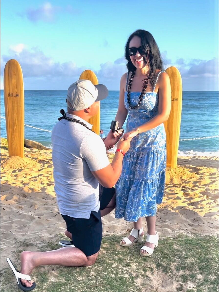 Picture of He Popped the question!