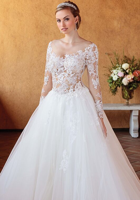 Casablanca Bridal 2309 Elsie Ball Gown Wedding Dress - 2