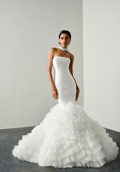 Justin Alexander Signature Dare Mermaid and Trumpet Wedding Dress