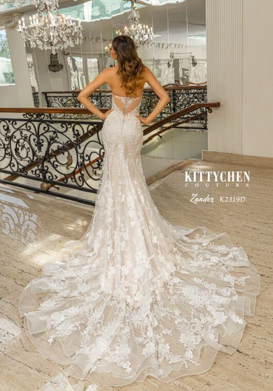 KITTYCHEN Couture ZANDER DEE, K2319 Fit-and-Flare Wedding Dress - 6