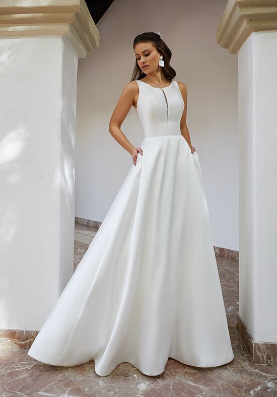 Moonlight Tango T938 A-Line Wedding Dress - 1