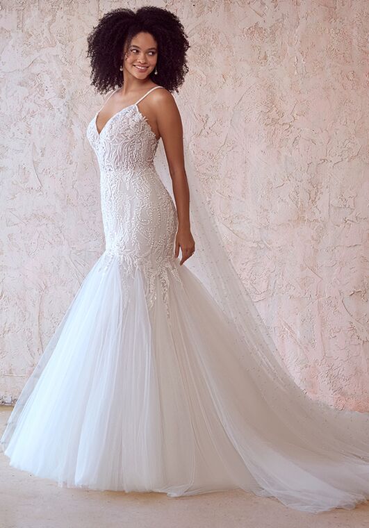 Maggie Sottero GEDDES Fit-and-Flare Wedding Dress - 6