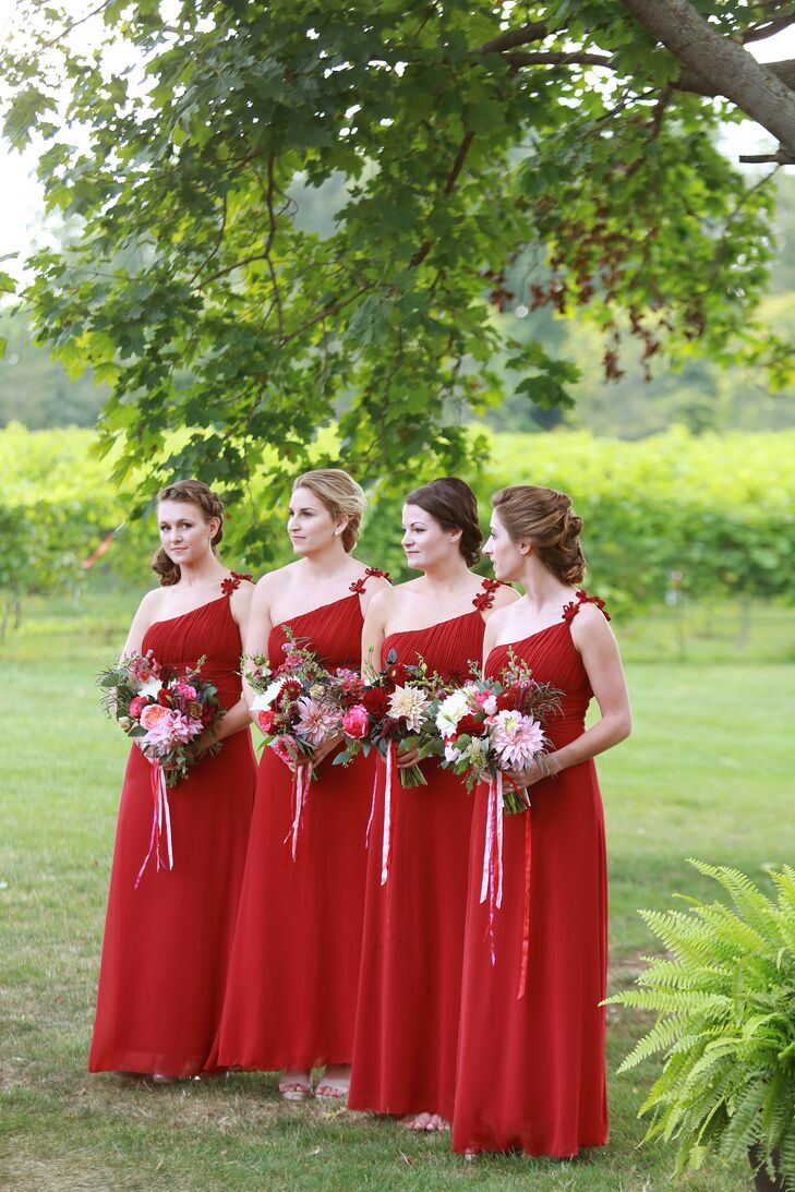 bridesmaid dresses canton ohio A Romantic, Bohemian Fall Wedding at Gervasi Vineyard in Canton, Neck Size:19 limited Bridesmaid Dress - Mori
