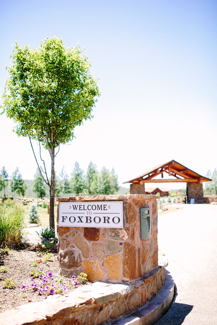 The Entrance to Foxboro Ranch in Flagstaff, Arizona