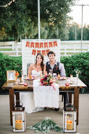 DIY Rustic, Fall Sweetheart Table