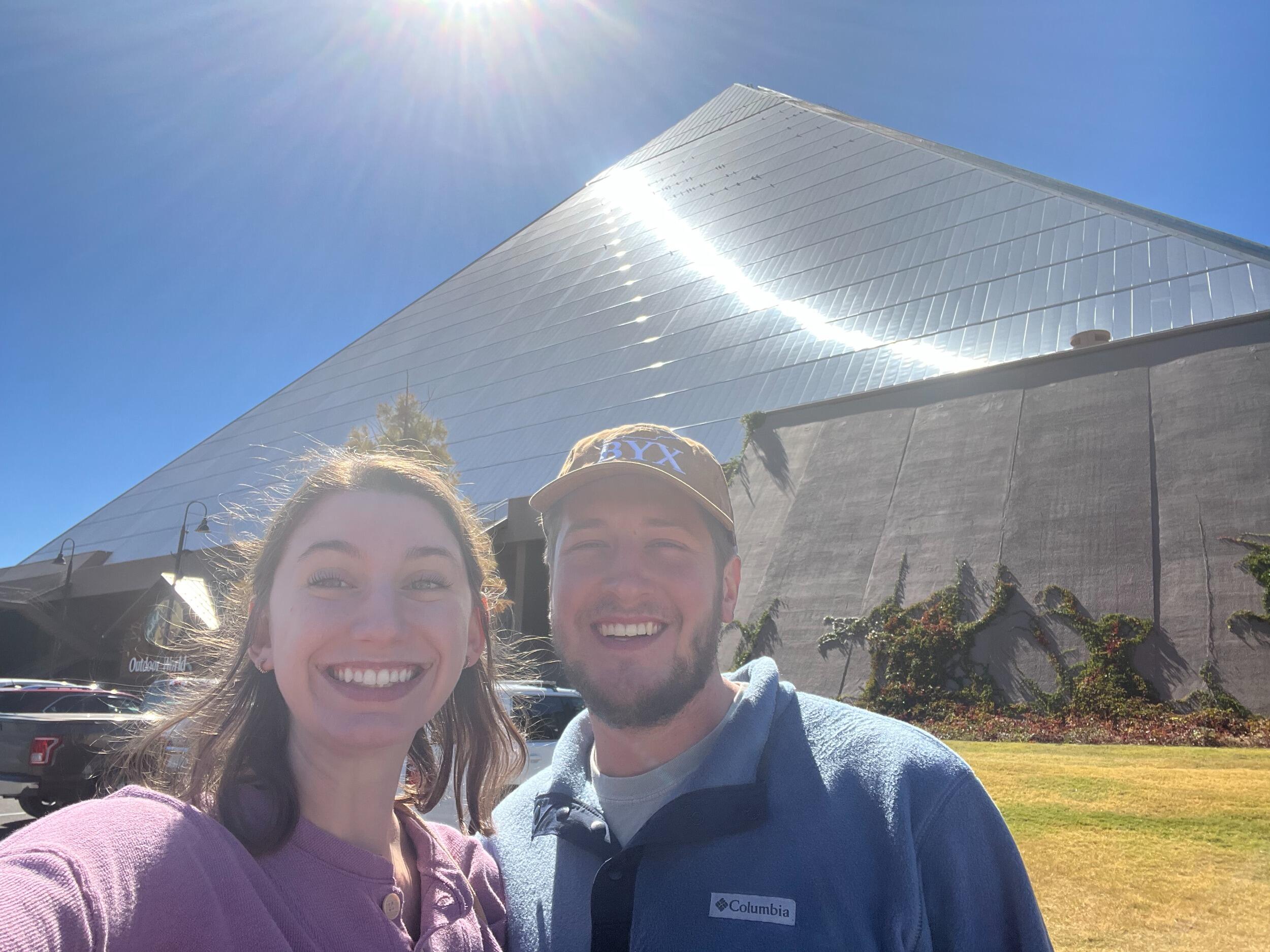 We had to take a trip to the famous Bass Pro Shops pyramid, of course! 
