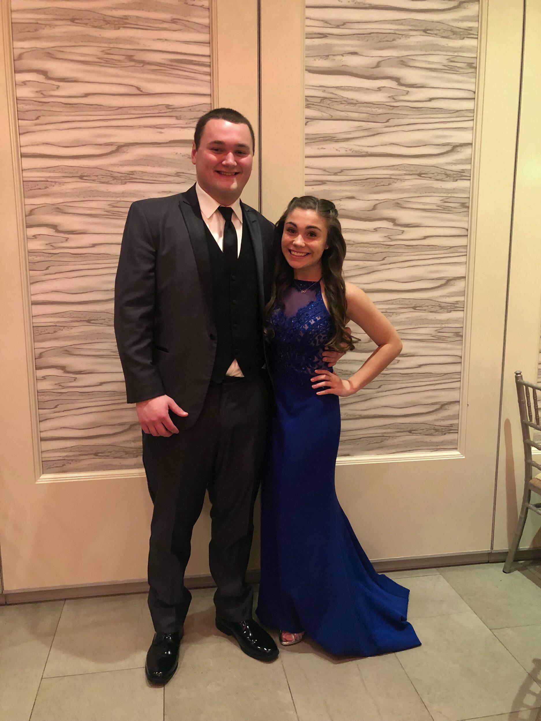 Prom Fashion Show:
At The Watermill, we strutted the runway together at the prom fashion show… at the very place we would say “I do” years later!