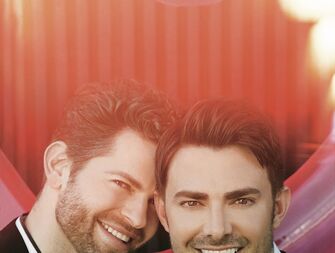 Jonathan Bennett and Jaymes Vaughan featured in The Knot
