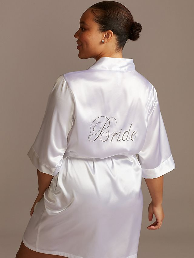 bride robe with feathers