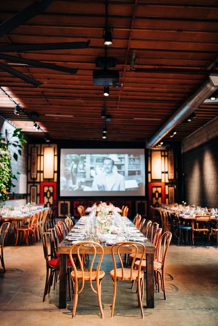 Rustic and Modern Reception with Movie Feature