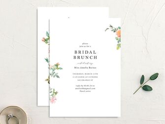 Please Join Us for a Bridal Brunch invitation 