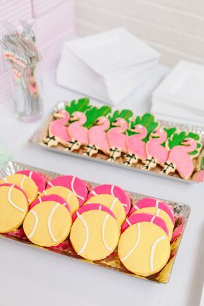 Colorful Custom Cookies on Trays