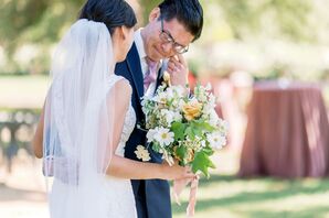 Groom Crying During Wedding Ceremony