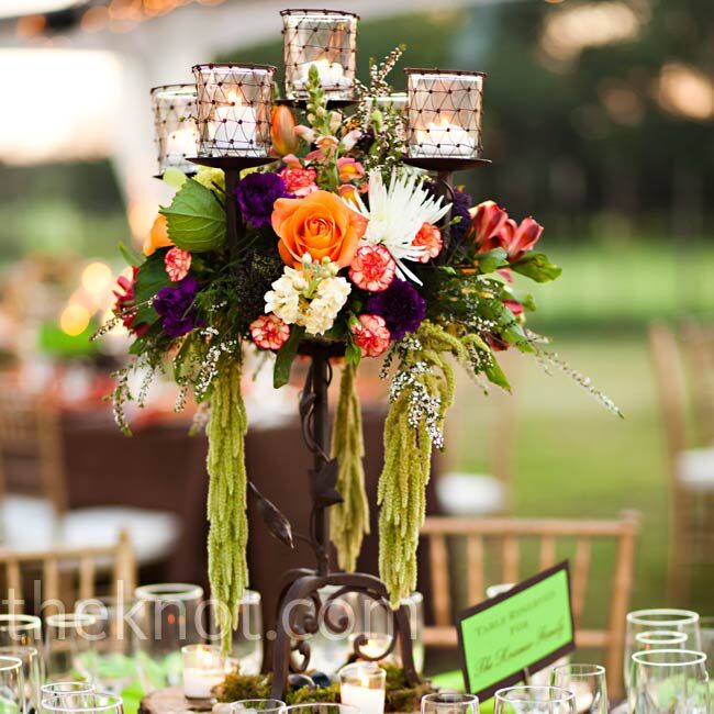 Tall Candelabra Centerpieces