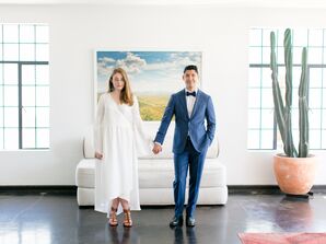 Minimalistic and Stylish Bride and Groom