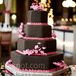 Though the bride grew up in Minnesota, the couple live in the Washington, DC area, so they covered their cake with sugar paste cherry blossoms.