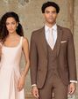BLACKTIE METRO Cocoa Wedding Suit Brown Tuxedo - thumbnail - 1