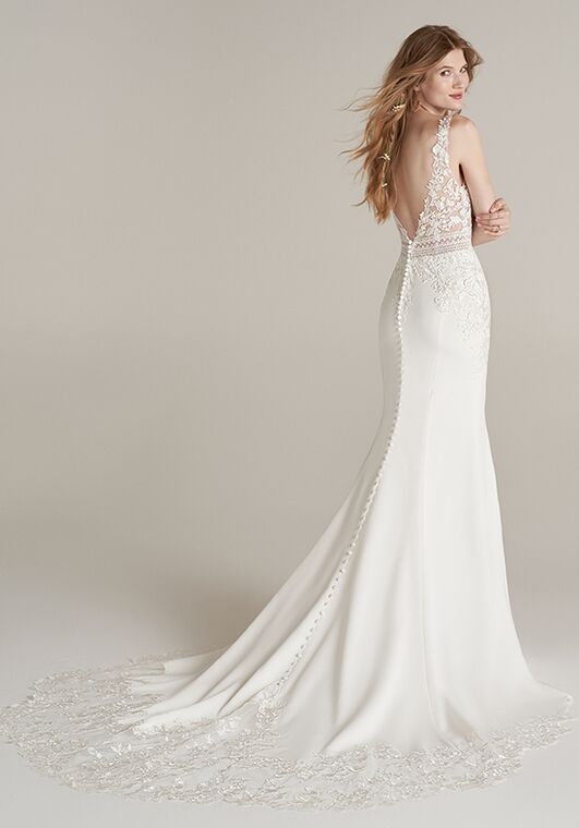Rebecca Ingram BETTY Sheath Wedding Dress - 4
