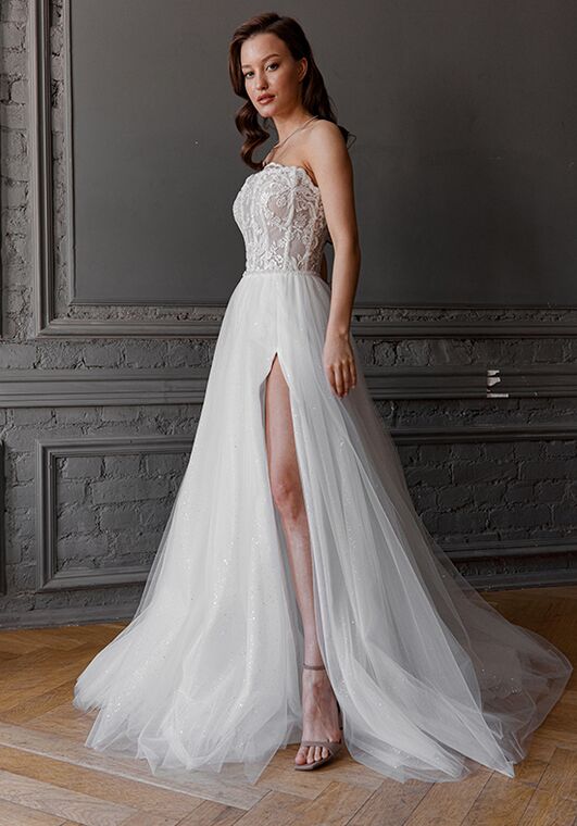 Olivia Bottega Sparkle Tulle Wedding Dress Serenity A-Line Wedding Dress - 3