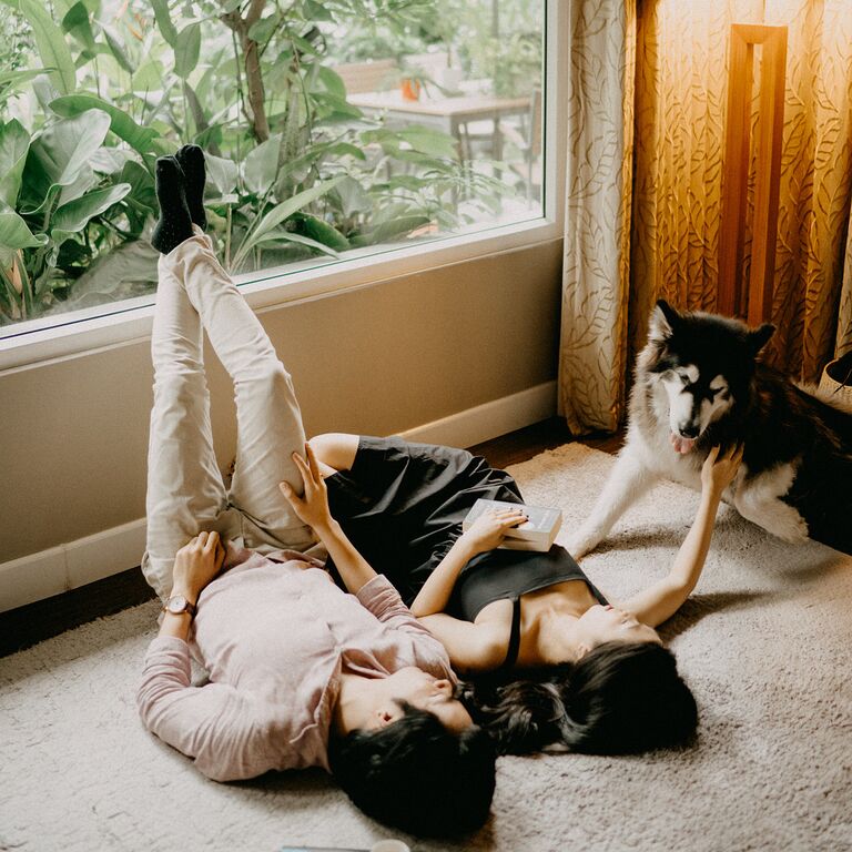 Doggie engagement photo ideas
