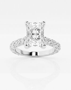 Grown Brilliance Radiant Cut Engagement Ring