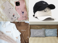 a collage of cute matching gifts for couples