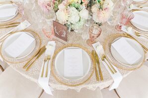 Gold Flatware and Chargers