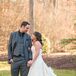 Tricia and Jim exchanged vows during a tented garden ceremony at Club Bella at Montebello. "We loved the old-world charm and felt like the beauty of the building spoke for itself," says Tricia.