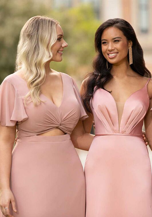 Sorella Vita 9786 V-Neck Bridesmaid Dress - 3