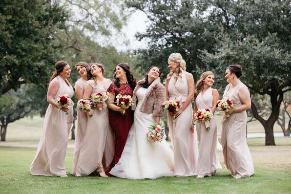 Rustic Ivory Bridesmaid Dresses