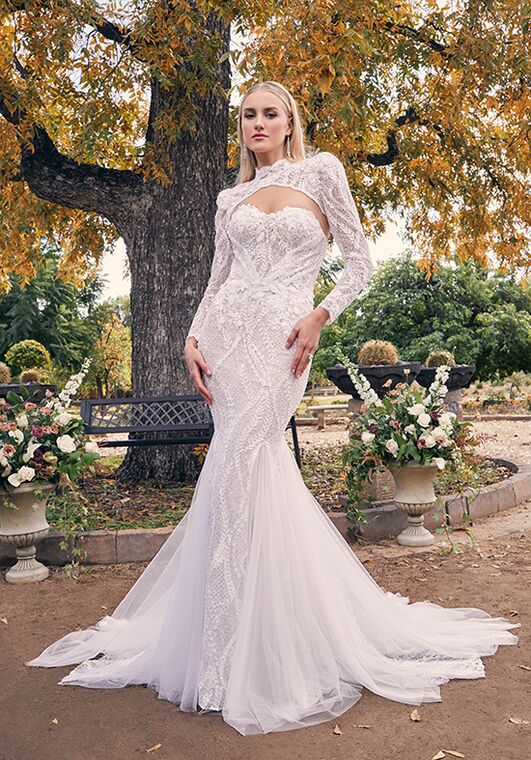 Casablanca Bridal Style 2531 Brooks Fit-and-Flare Wedding Dress - 7