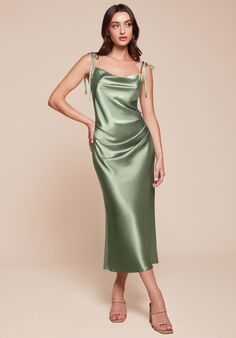 Ladivine BD103 Scoop Bridesmaid Dress