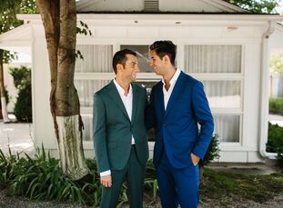 Robert Fleming and Michael Biegel sought to plan a wedding that would surprise their guests. "It was very important to us that we had an original or u