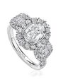 Christopher Designs Glamorous Oval Cut Engagement Ring - thumbnail - 1