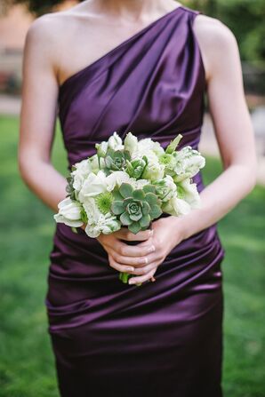 Textured Bridesmaid Bouquets