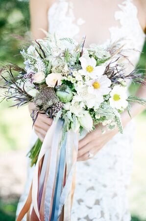 Bouquet with Silk Ribbons
