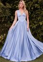 Ladivine 7447 V-Neck and Plunge Bridesmaid Dress - thumbnail - 1