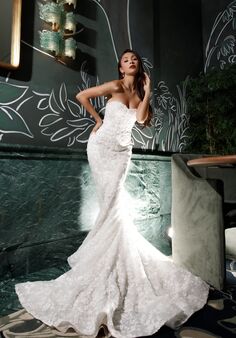 Martina Liana Luxe LE1240 Fit-and-Flare Wedding Dress