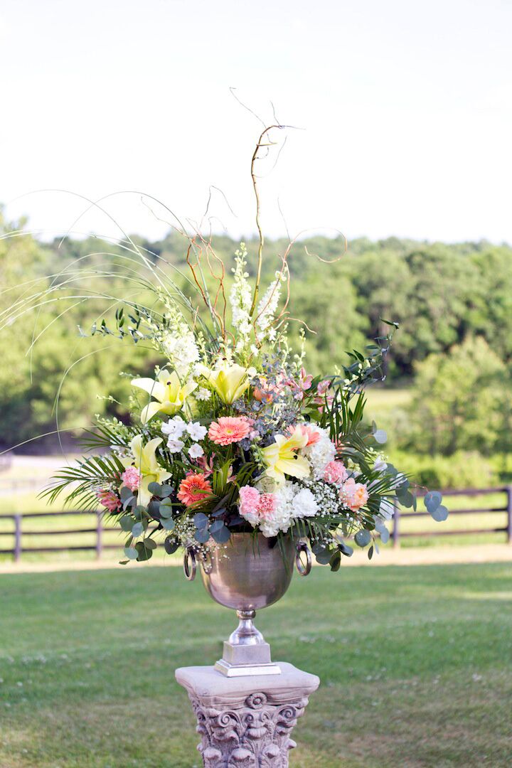 Elegant Lily, Daisy and Garden Rose Floral Arrangements