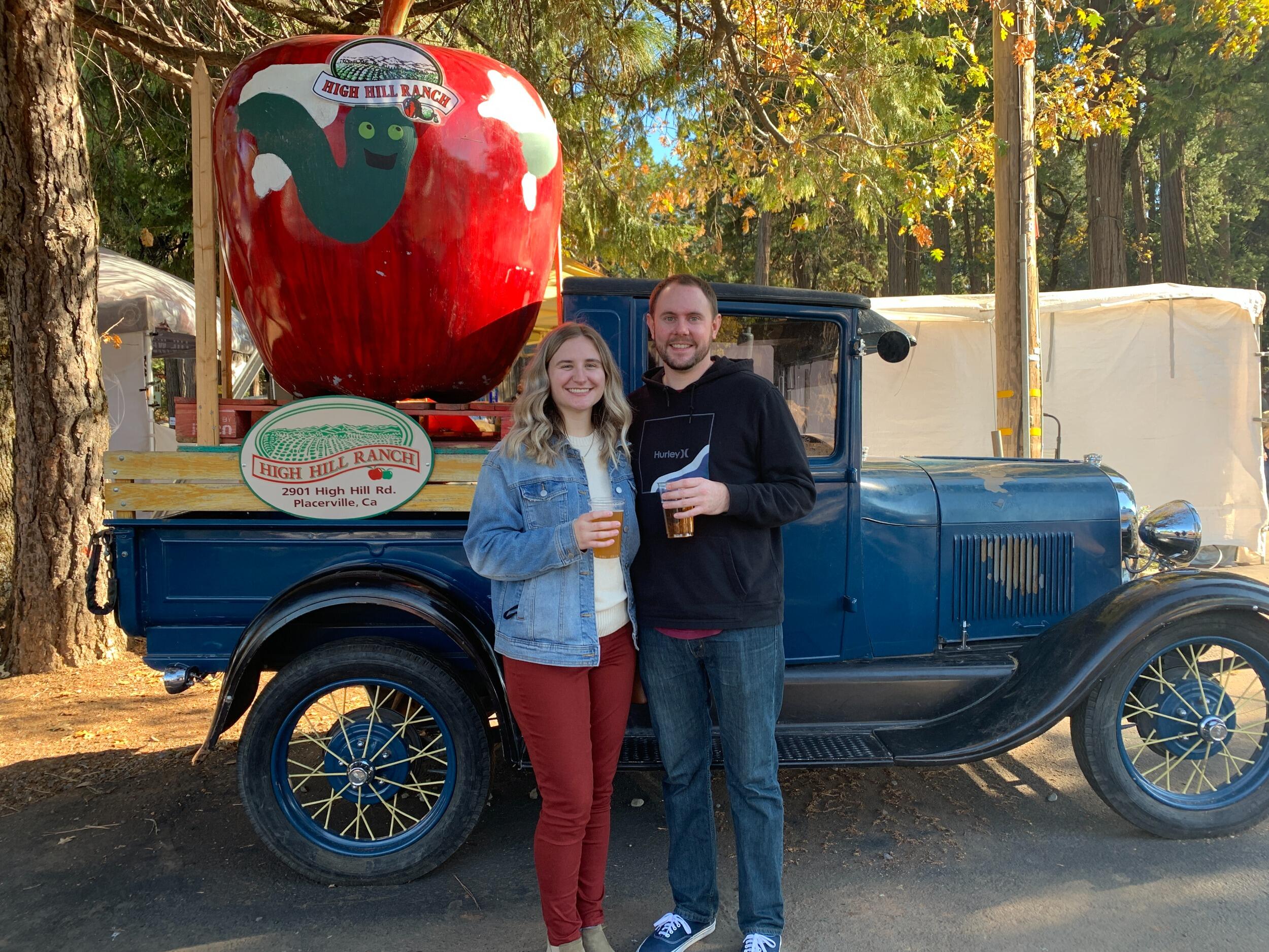 Start of the annual Apple Hill trip.