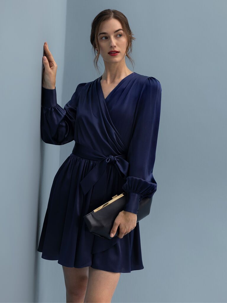 These 27 Long-Sleeve Wedding Guest Dresses Are So Elegant