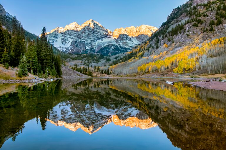 maroon bells mountain aspen 