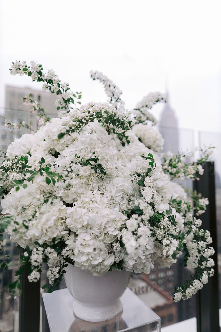 Large Alll-White Flower Arrangement