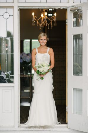 White Wedding Dress With Sleeves