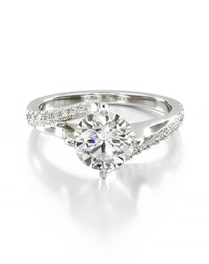 James Allen Round Cut Engagement Ring